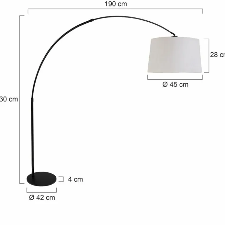 Luminaires Steinhauer Lampadaires Et Lampes Sur Pied|Lampadaire Steinhauer Lilac Noir, 1 lumière