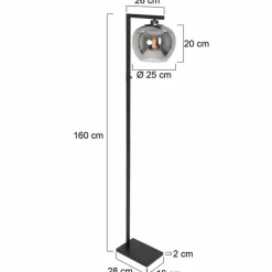 Luminaires Steinhauer Lampadaires Et Lampes Sur Pied|Lampadaire Steinhauer Lotus, 1 lumière