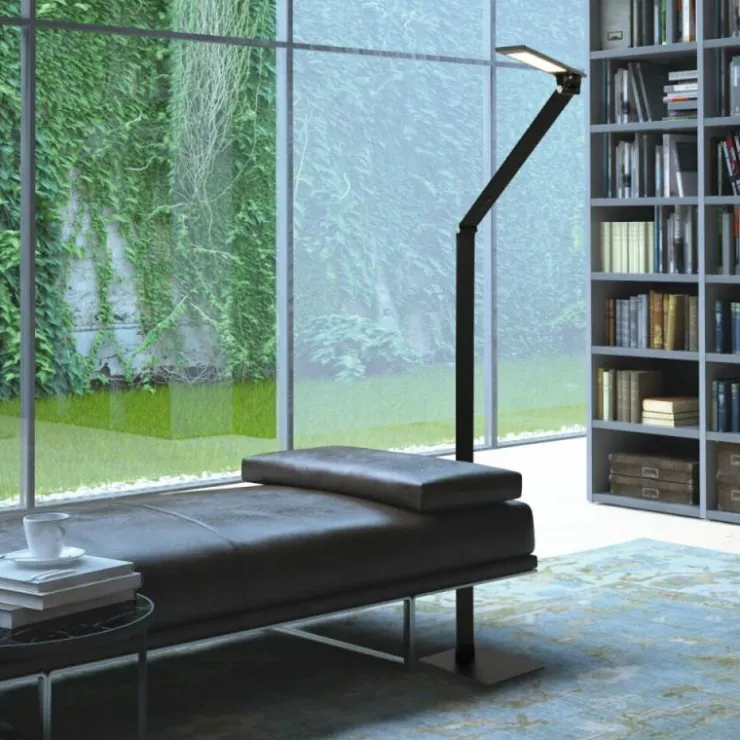 Luminaires Steinhauer Éclairage Led|Lampadaire Steinhauer Serenade LED Noir, Blanc, 1 lumière