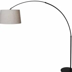Luminaires Steinhauer Lampadaires Et Lampes Sur Pied|Lampadaire Steinhauer Stresa Noir, 1 lumière