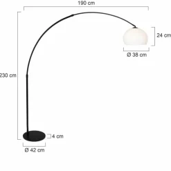 Luminaires Steinhauer Lampadaires Et Lampes Sur Pied|Lampadaire Steinhauer Stresa Noir, 1 lumière