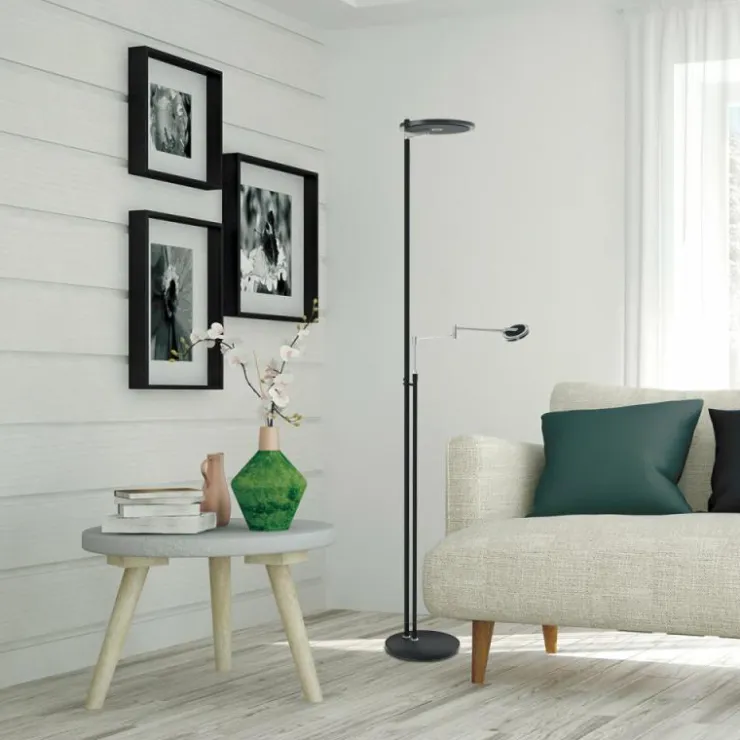 Luminaires Steinhauer Éclairage Led|Lampadaire Steinhauer Turound LED Noir, 2 lumières