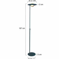 Luminaires Steinhauer Éclairage Led|Lampadaire Steinhauer Zenith LED Noir, 1 lumière