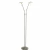 Luminaires Steinhauer Lampadaires Et Lampes Sur Pied|Lampadaire Steinhauer ZENITH LED Acier inoxydable, 2 lumières