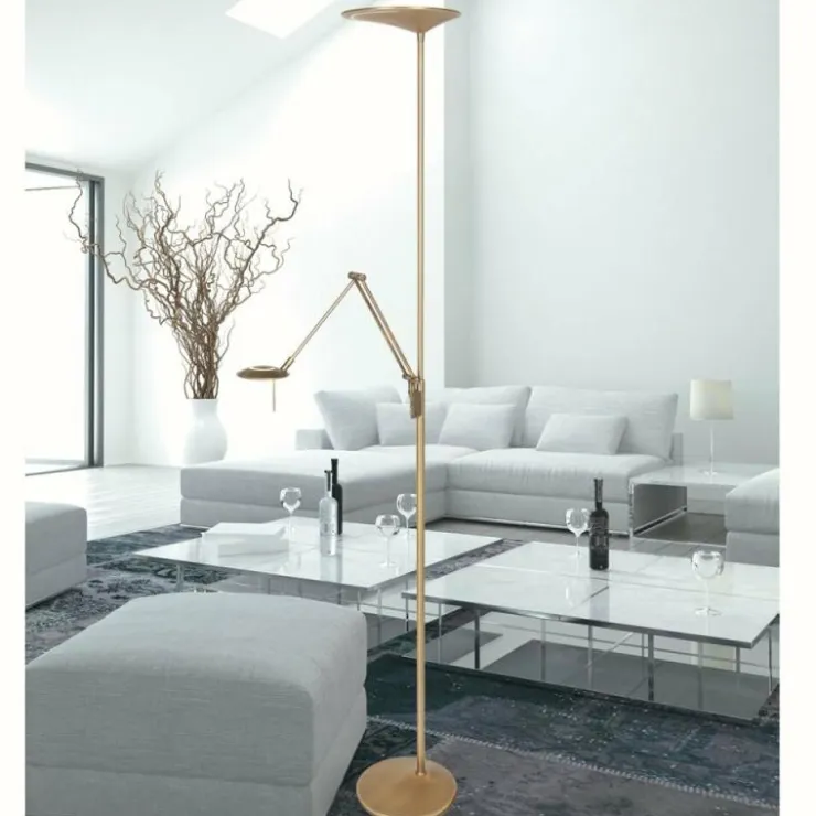 Luminaires Steinhauer Éclairage Led|Lampadaire Steinhauer Zodiac LED Bronze, 2 lumières