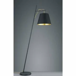 Luminaires Trio Lampadaires Et Lampes Sur Pied|Lampadaire Trio ANDREUS Noir, 1 lumière