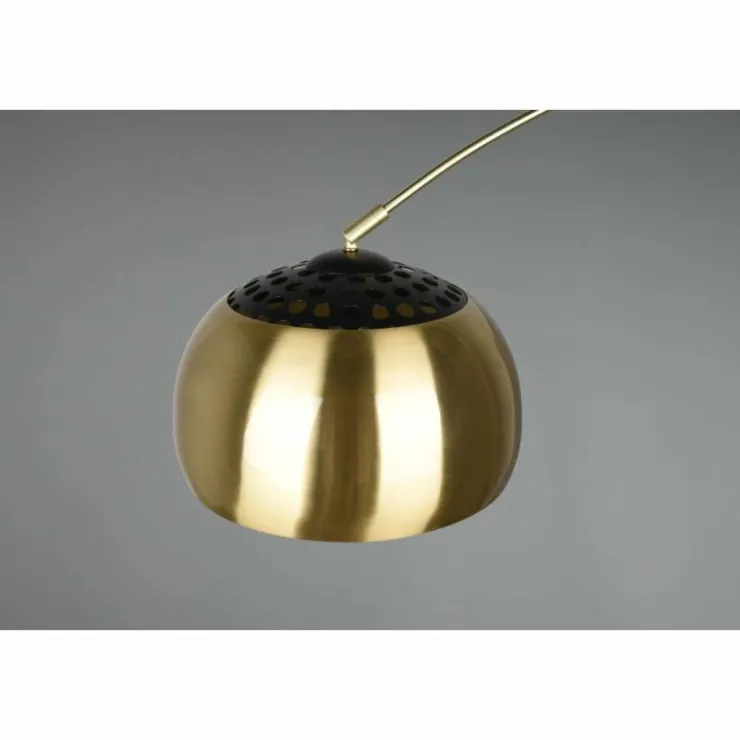Luminaires Trio Lampadaires Et Lampes Sur Pied|Lampadaire Trio Argentina Aspect marbre, Laiton, Noir, 1 lumière