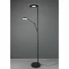 Luminaires Trio Éclairage Led|Lampadaire Trio Barrie LED Noir, 2 lumières