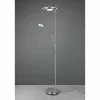 Luminaires Trio Éclairage Led|Lampadaire Trio Barrie LED Nickel mat, 2 lumières