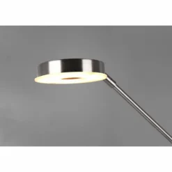 Luminaires Trio Éclairage Led|Lampadaire Trio Barrie LED Nickel mat, 2 lumières
