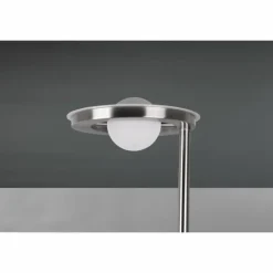 Luminaires Trio Éclairage Led|Lampadaire Trio Barrie LED Nickel mat, 2 lumières