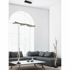 Luminaires Trio Éclairage Led|Lampadaire Trio Blaze LED Laiton, 1 lumière