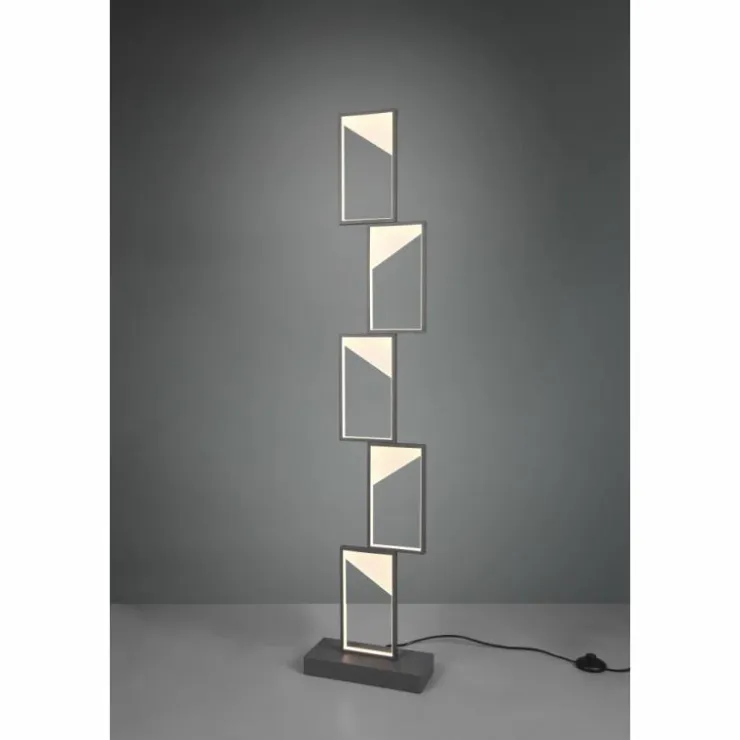 Luminaires Trio Lampadaires Et Lampes Sur Pied|Lampadaire Trio Cafu LED Anthracite, 1 lumière