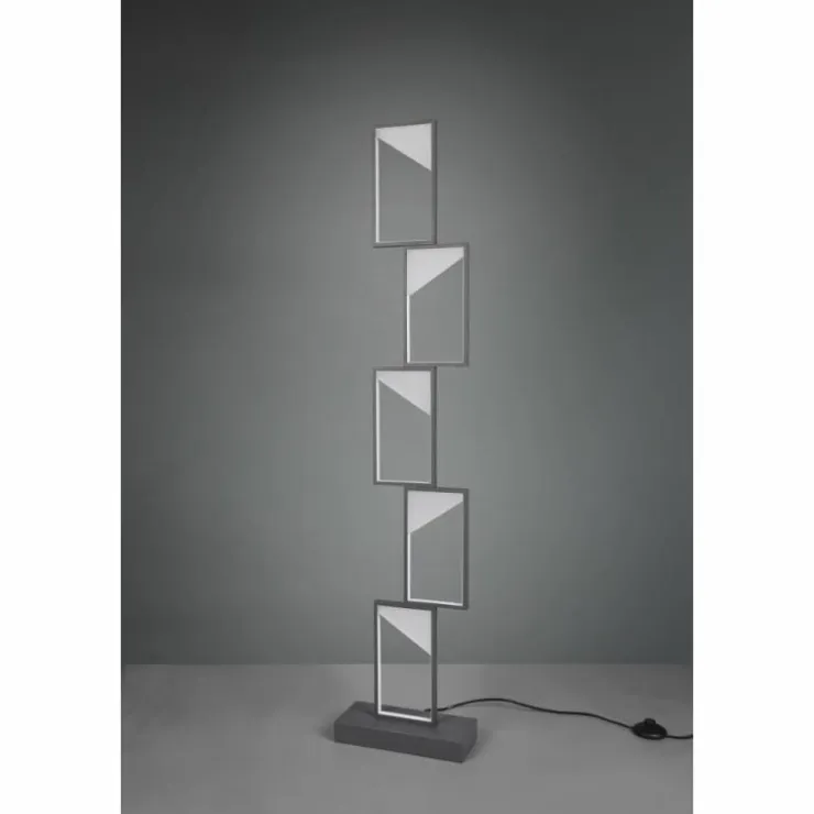 Luminaires Trio Lampadaires Et Lampes Sur Pied|Lampadaire Trio Cafu LED Anthracite, 1 lumière