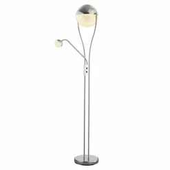 Luminaires Trio Éclairage Led|Lampadaire Trio CHRIS LED Chrome, 1 lumière