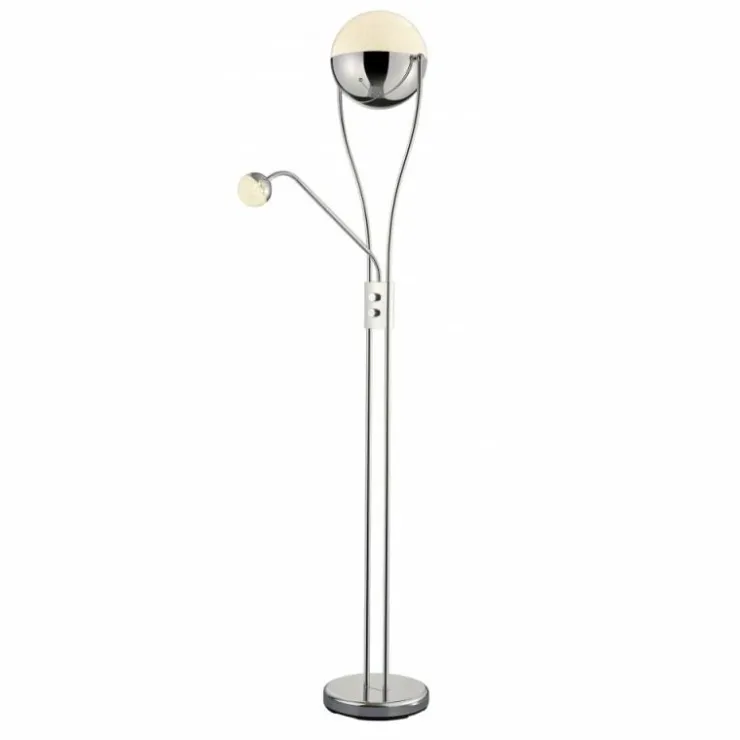 Luminaires Trio Éclairage Led|Lampadaire Trio CHRIS LED Chrome, 1 lumière