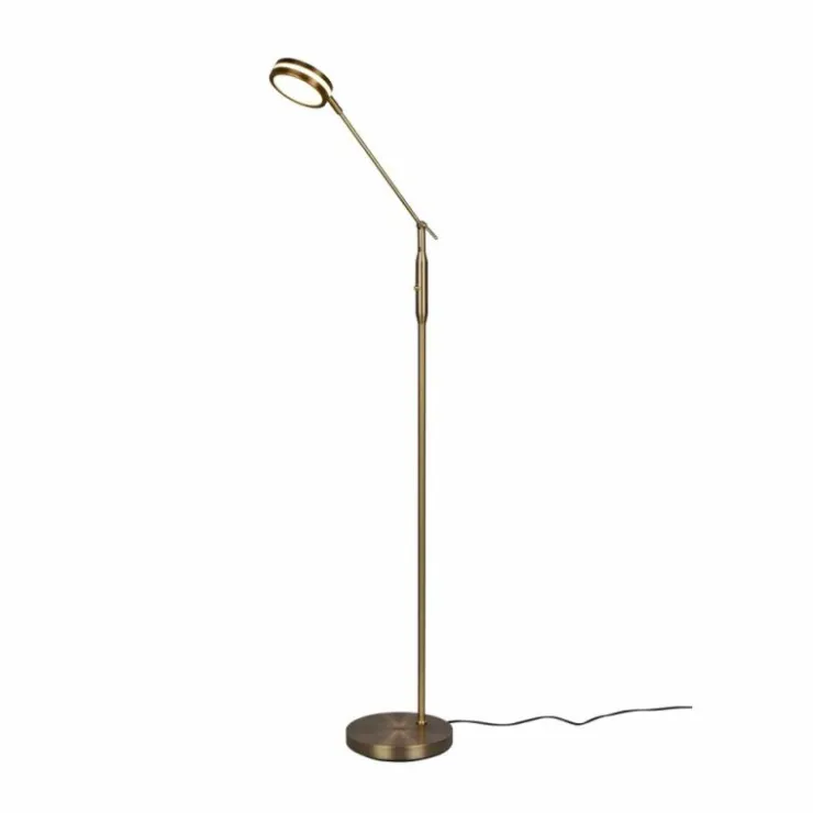 Luminaires Trio Lampadaires Et Lampes Sur Pied|Lampadaire Trio Franklin LED Vieux laiton, 1 lumière