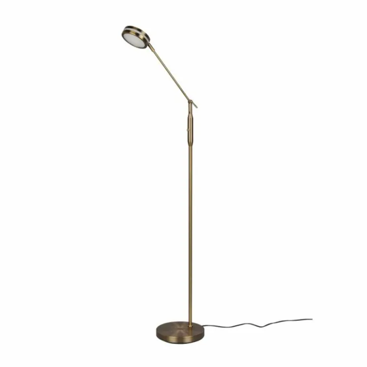 Luminaires Trio Lampadaires Et Lampes Sur Pied|Lampadaire Trio Franklin LED Vieux laiton, 1 lumière