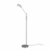 Luminaires Trio Éclairage Led|Lampadaire Trio Franklin LED Nickel mat, 1 lumière