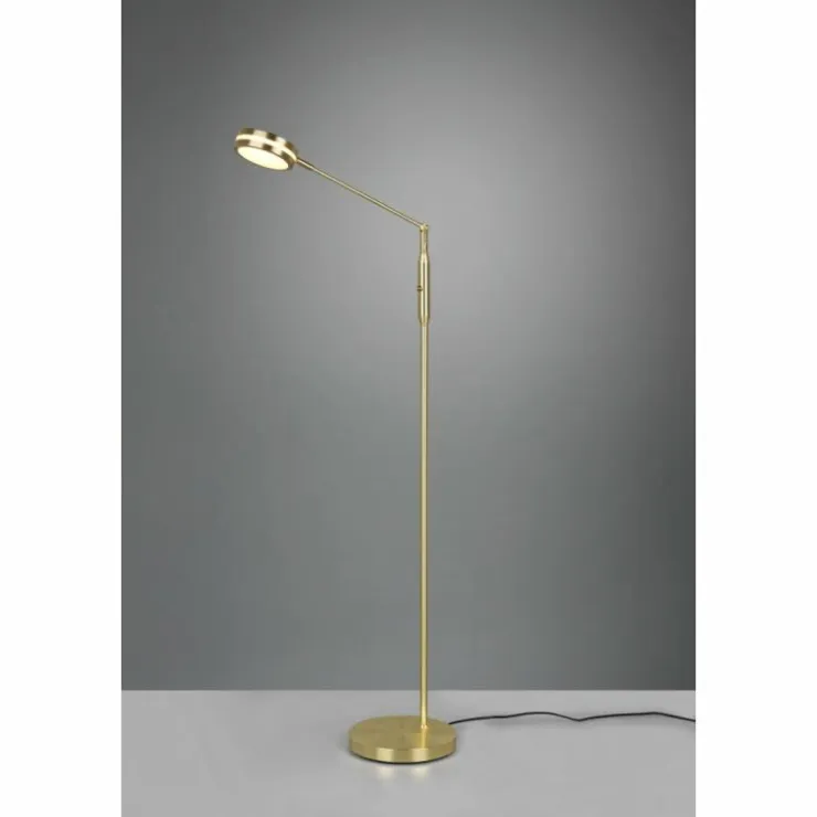 Luminaires Trio Lampadaires Et Lampes Sur Pied|Lampadaire Trio Franklin LED Laiton, 1 lumière