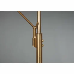 Luminaires Trio Éclairage Led|Lampadaire Trio Franklin LED Vieux laiton, 2 lumières