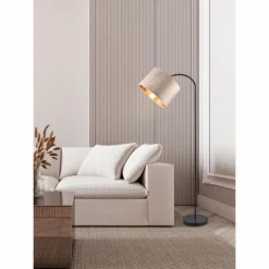 Luminaires Trio Lampadaires Et Lampes Sur Pied|Lampadaire Trio JULIETA Noir, 1 lumière