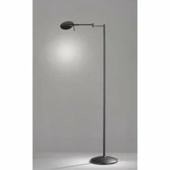 Luminaires Trio Lampadaires Et Lampes Sur Pied|Lampadaire Trio KAZAN LED Noir, 1 lumière