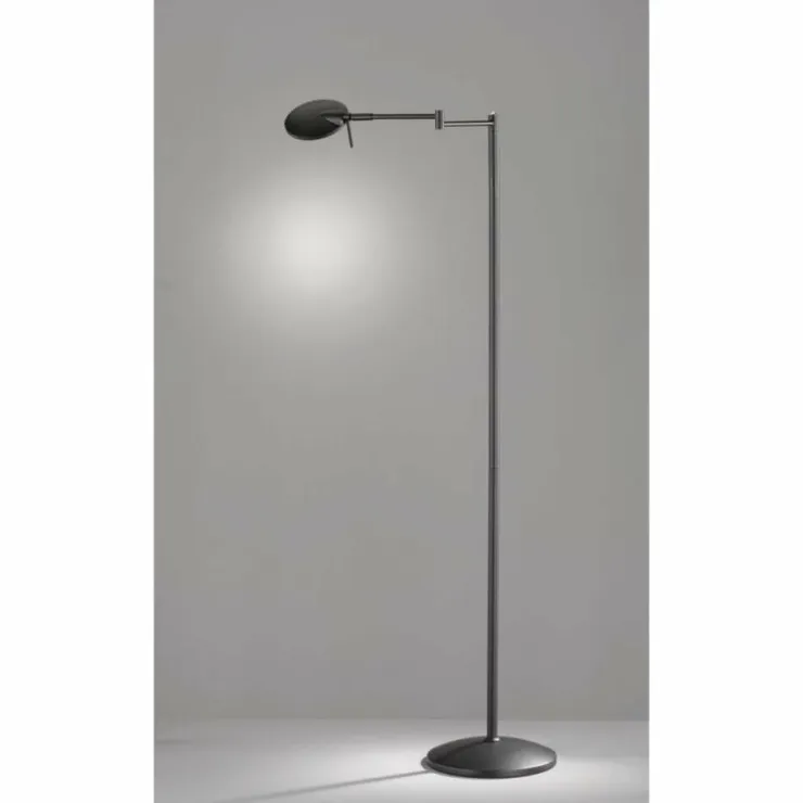 Luminaires Trio Lampadaires Et Lampes Sur Pied|Lampadaire Trio KAZAN LED Noir, 1 lumière