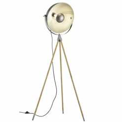 Luminaires Trio Lampadaires Et Lampes Sur Pied|Lampadaire Trio Leuchten DELHI Nickel mat, 1 lumière