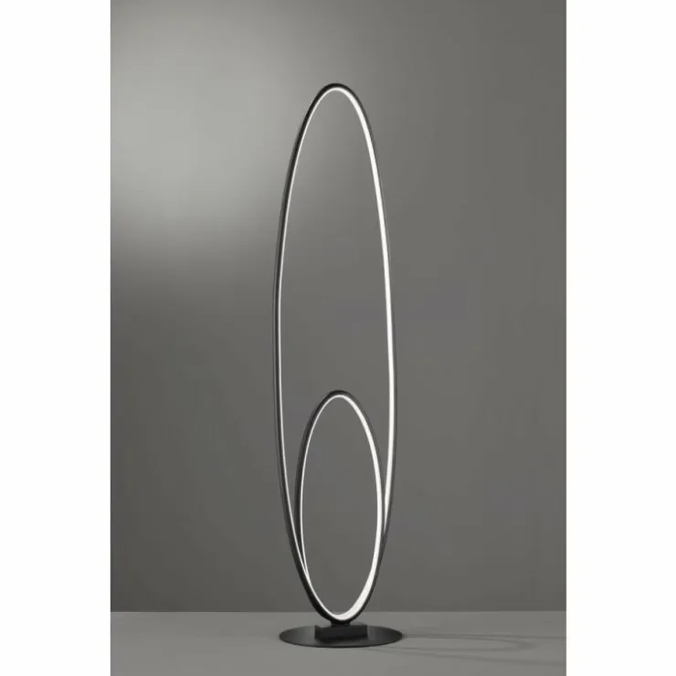 Luminaires Trio Lampadaires Et Lampes Sur Pied|Lampadaire Trio Leuchten AVUS LED Noir, 1 lumière