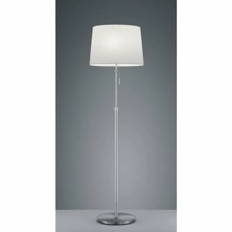 Luminaires Trio Lampadaires Et Lampes Sur Pied|Lampadaire Trio LYON Nickel mat, 3 lumières