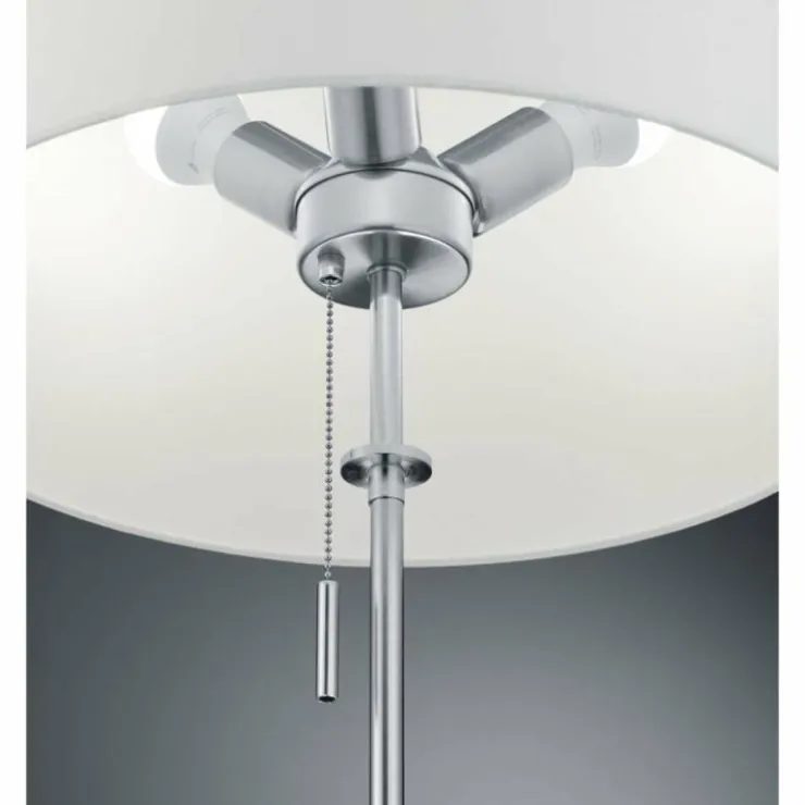 Luminaires Trio Lampadaires Et Lampes Sur Pied|Lampadaire Trio LYON Nickel mat, 3 lumières