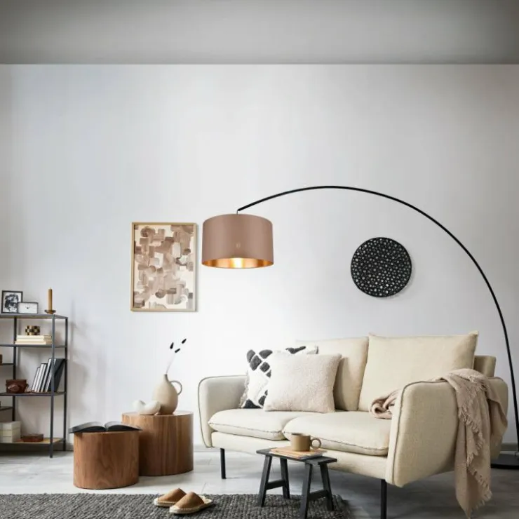 Luminaires Trio Lampadaires Et Lampes Sur Pied|Lampadaire Trio MANSUR Noir, 1 lumière