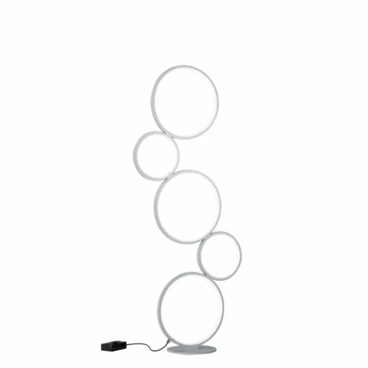 Luminaires Trio Éclairage Led|Lampadaire Trio Rondo LED Argenté, 1 lumière