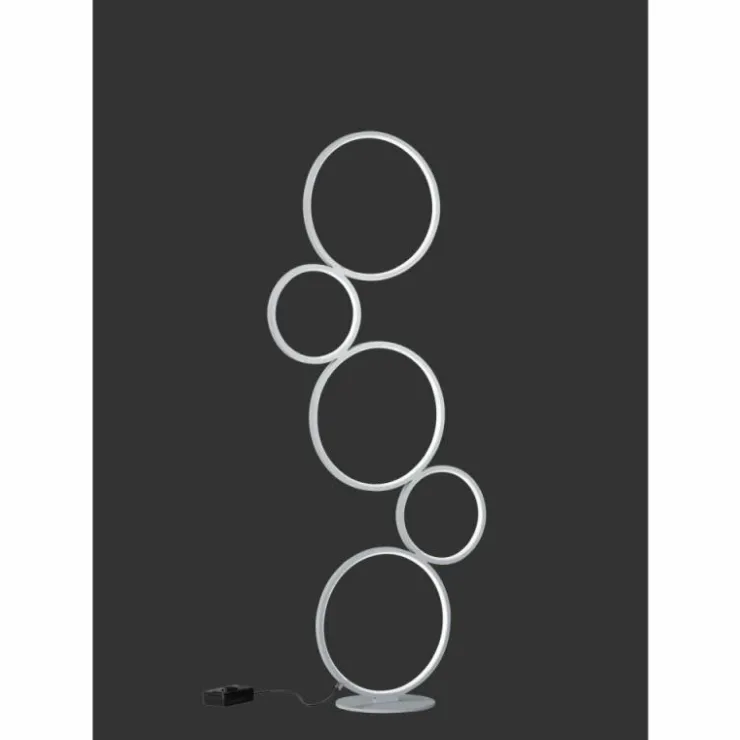 Luminaires Trio Éclairage Led|Lampadaire Trio Rondo LED Argenté, 1 lumière