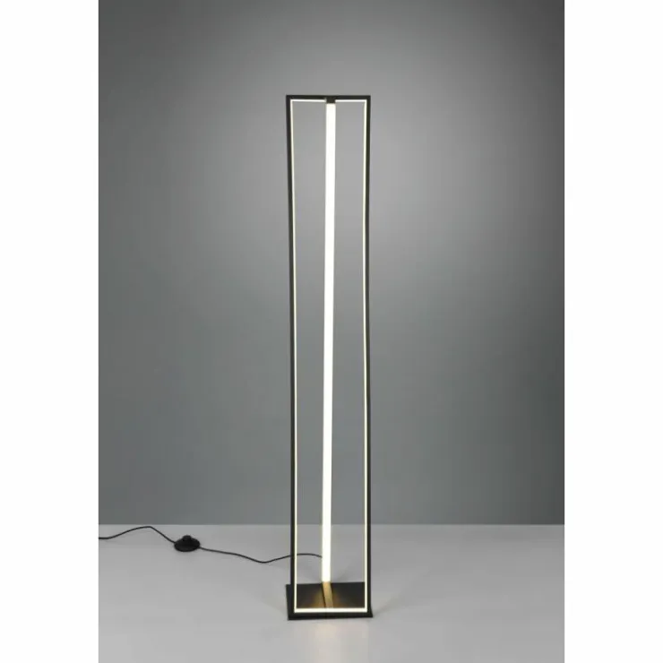 Luminaires Trio Éclairage Led|Lampadaire Trio-Leuchten Edge LED Noir, 1 lumière