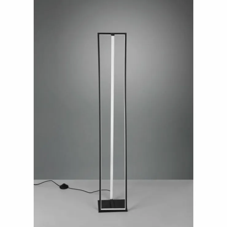 Luminaires Trio Éclairage Led|Lampadaire Trio-Leuchten Edge LED Noir, 1 lumière