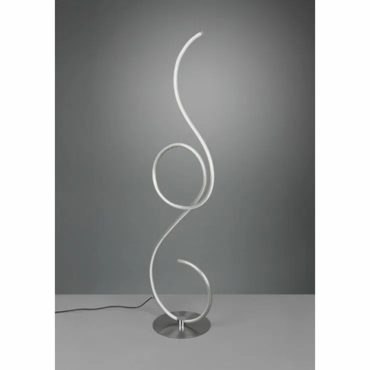 Luminaires Trio Éclairage Led|Lampadaire Trio-Leuchten Jive LED Nickel mat, 1 lumière