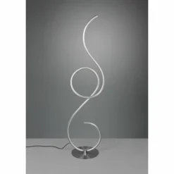 Luminaires Trio Éclairage Led|Lampadaire Trio-Leuchten Jive LED Nickel mat, 1 lumière