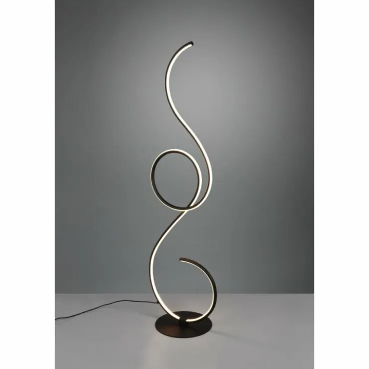Luminaires Trio Éclairage Led|Lampadaire Trio-Leuchten Jive LED Noir, 1 lumière