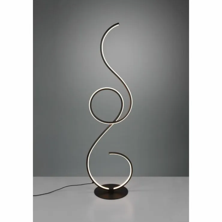 Luminaires Trio Éclairage Led|Lampadaire Trio-Leuchten Jive LED Noir, 1 lumière