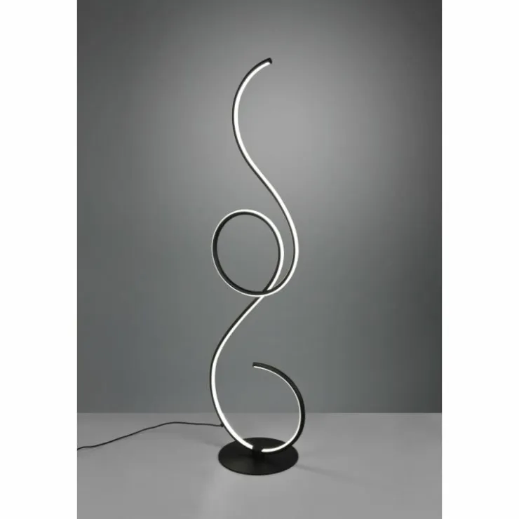 Luminaires Trio Éclairage Led|Lampadaire Trio-Leuchten Jive LED Noir, 1 lumière