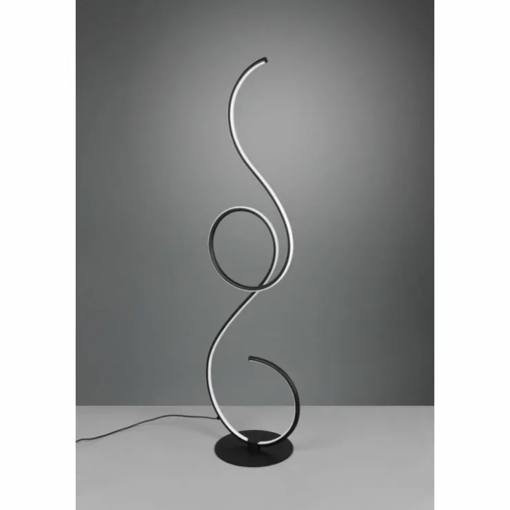 Luminaires Trio Éclairage Led|Lampadaire Trio-Leuchten Jive LED Noir, 1 lumière