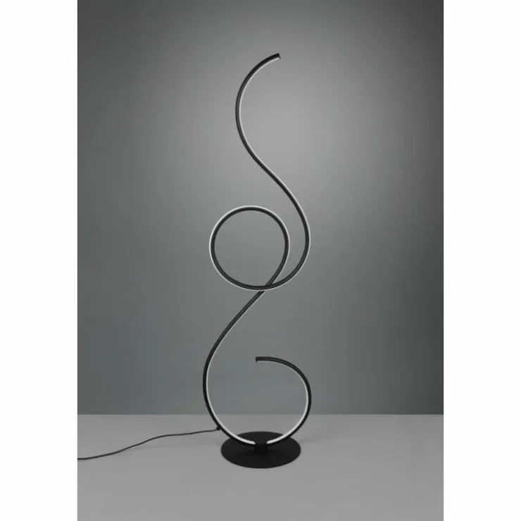 Luminaires Trio Éclairage Led|Lampadaire Trio-Leuchten Jive LED Noir, 1 lumière