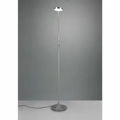 Luminaires Trio Lampadaires Et Lampes Sur Pied|Lampadaire Trio-Leuchten Monza LED Nickel mat, 1 lumière