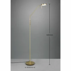 Luminaires Trio Éclairage Led|Lampadaire Trio-Leuchten Monza LED Laiton, 1 lumière
