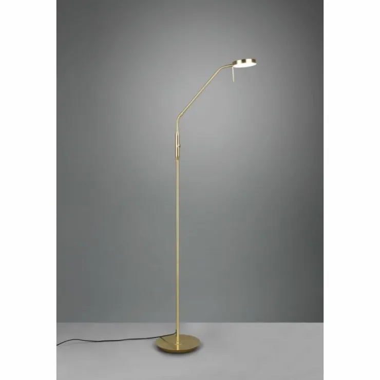 Luminaires Trio Éclairage Led|Lampadaire Trio-Leuchten Monza LED Laiton, 1 lumière