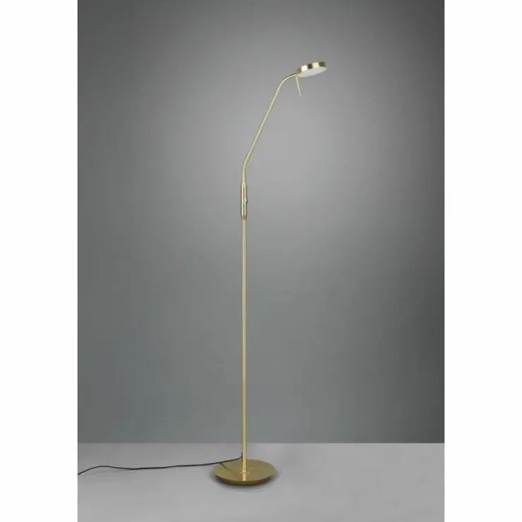 Luminaires Trio Éclairage Led|Lampadaire Trio-Leuchten Monza LED Laiton, 1 lumière