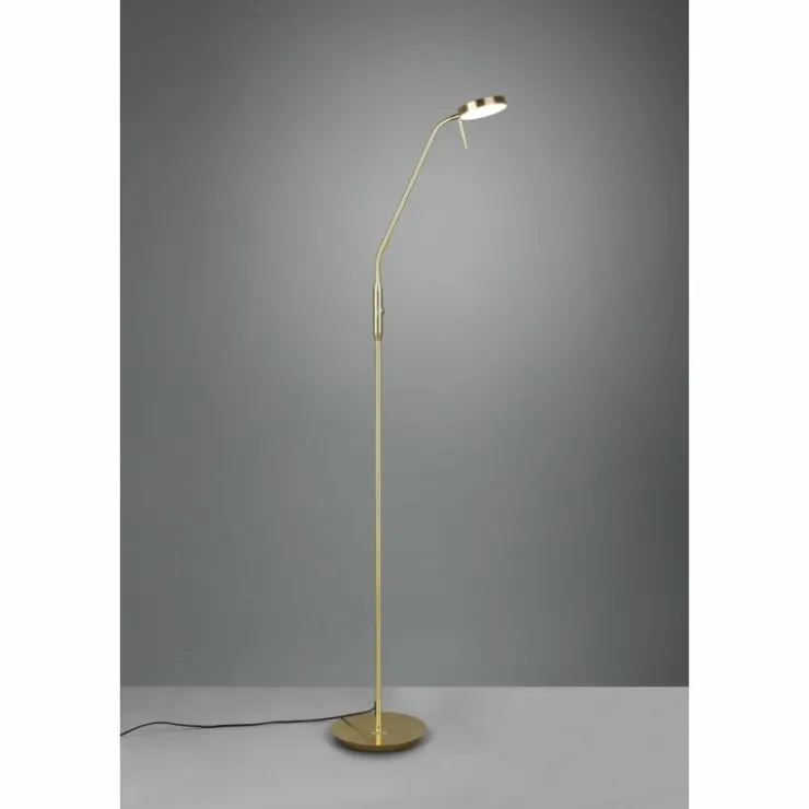 Luminaires Trio Éclairage Led|Lampadaire Trio-Leuchten Monza LED Laiton, 1 lumière