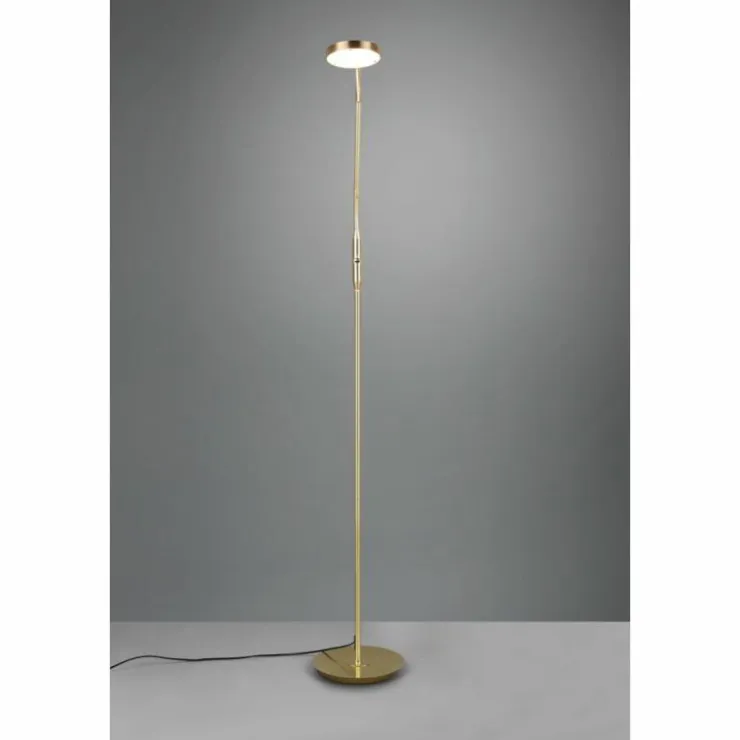 Luminaires Trio Éclairage Led|Lampadaire Trio-Leuchten Monza LED Laiton, 1 lumière